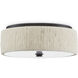 Tyrone LED 14 inch Black Flush Mount Ceiling Light