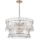 Sophie 9 Light 28.5 inch Lacquered Gold Pendant Ceiling Light
