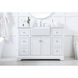 Franklin 48 X 22 X 35 inch White Bathroom Vanity Cabinet