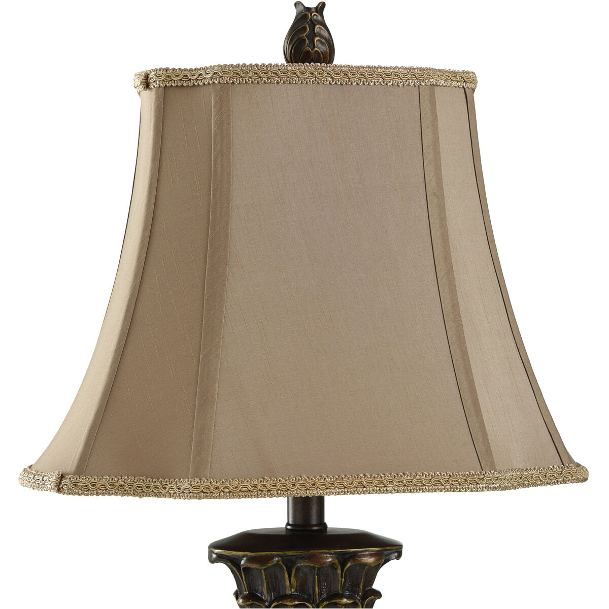 Signature 30 inch 60 watt Blue and Brown Table Lamp Portable Light