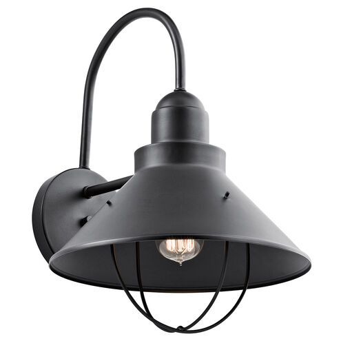 Seaside 1 Light 17 inch Black Outdoor Wall, X-Large