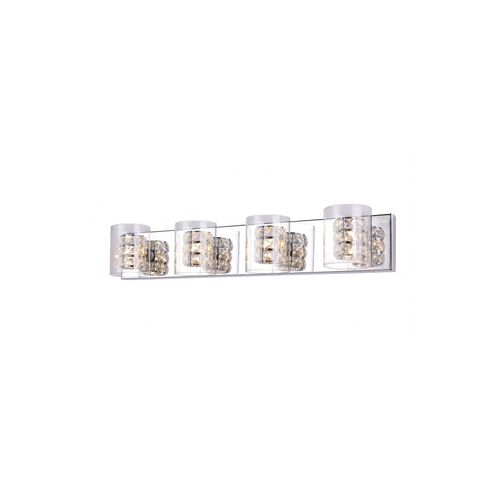 Canada 1 Light 26 inch Chrome Bathroom Vanity Lighting Wall Light