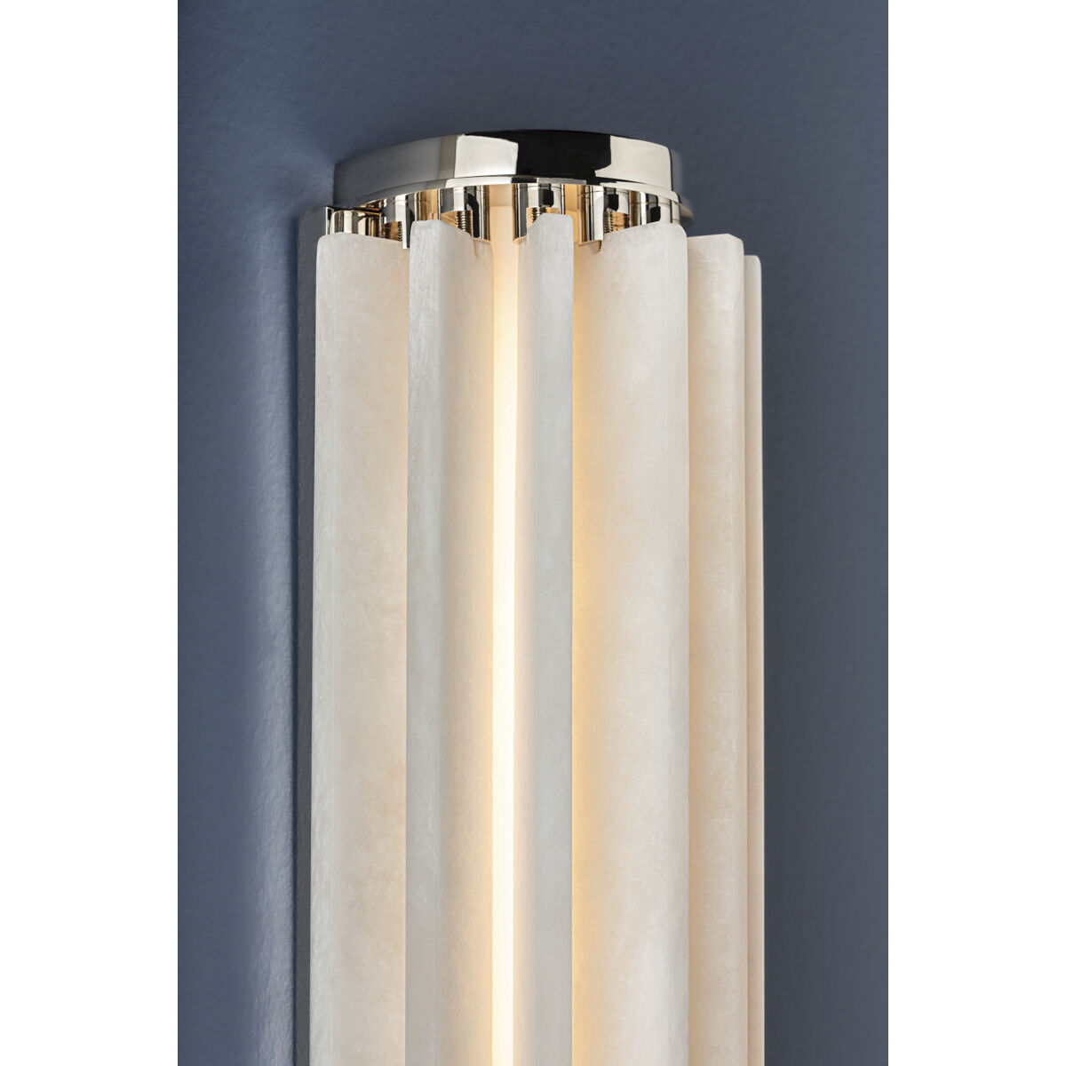 Hillside LED 6 inch Polished Nickel ADA Wall Sconce Wall Light