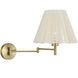 Rosa 1 Light 12.5 inch Noble Brass Wall Sconce Wall Light