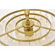 Selene 1 Light 10 inch Brass Pendant Ceiling Light
