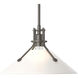 Henry 1 Light 14.4 inch Dark Smoke Mini Pendant Ceiling Light in Frosted, Medium