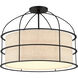 Gateway Park 5 Light 20 inch Coal Convertible Pendant / Semi Flush Ceiling Light