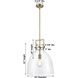 Newton Bell 1 Light 14 inch Matte Black Pendant Ceiling Light
