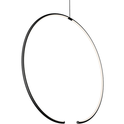 Torc LED 25 inch Satin Black Pendant Ceiling Light