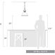 Duncan 1 Light 14 inch Matte Black Pendant Ceiling Light in White, Large