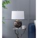 Amir 22 inch 60 watt Black/Gold/White Table Lamp Portable Light