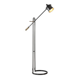 Chisum 64 inch 60 watt Dark Bronze Floor Lamp Portable Light, Jim Parsons