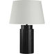 Stilus 26 inch Matte Black Table Lamp Portable Light