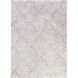 Shibori 132 X 96 inch Blue and Neutral Area Rug, Viscose