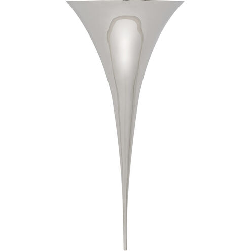 AERIN Alina 1 Light 9 inch Polished Nickel Tail Sconce Wall Light