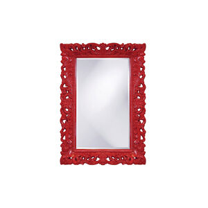 Barcelona 46 X 32 inch Glossy Red Wall Mirror