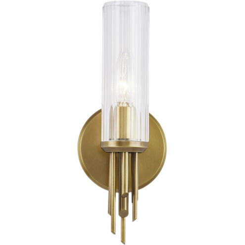 Torres 1 Light 2.38 inch Vintage Brass Bath Vanity Light Wall Light