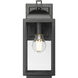 Beaufort 1 Light 12.75 inch Powder Coated Black Outdoor Wall Sconce