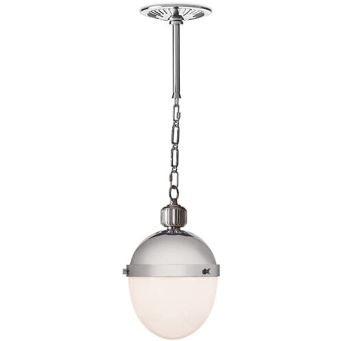 Otis 1 Light 8.5 inch Polished Nickel Pendant Ceiling Light, Small