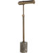 Gusle 55 inch Dark Antique Brushed Bronze Floor Lamp Portable Light