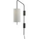 Tamsin 15 inch 60 watt Oil Rubbed Bronze Swing Arm Wall Lamp Wall Light, Portable, Plug-in