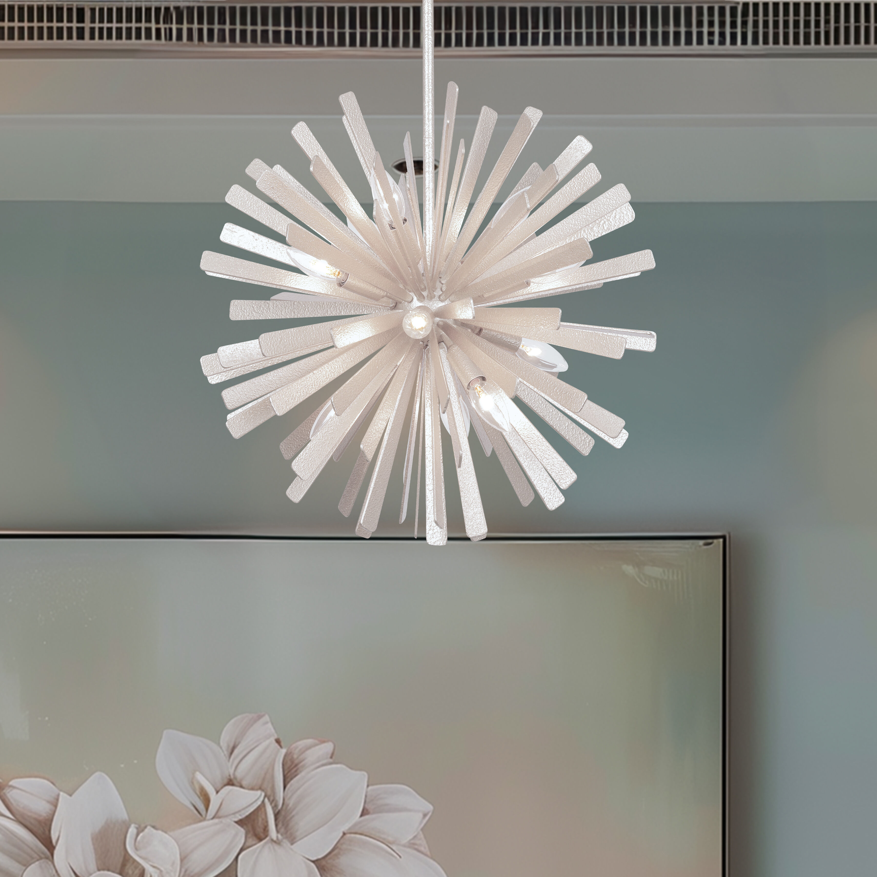 Confluence 12 Light 20 inch Piastra White Pendant Ceiling Light