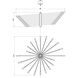 Ascension 20 Light 47.5 inch Matte Black Chandelier Ceiling Light