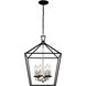 Lacey 6 Light 16 inch Polished Chrome and Black Pendant Ceiling Light
