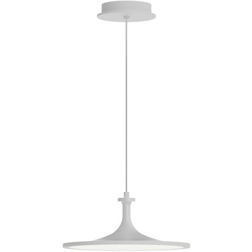 Alora Mood Issa LED 12 inch White Pendant Ceiling Light