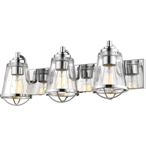 Mariner 3 Light 24 inch Chrome Vanity Wall Light