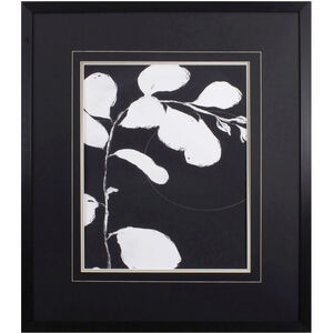 Botanical Silhouette Black and White and Neutral Framed Art