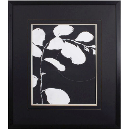 Botanical Silhouette Black and White and Neutral Framed Art