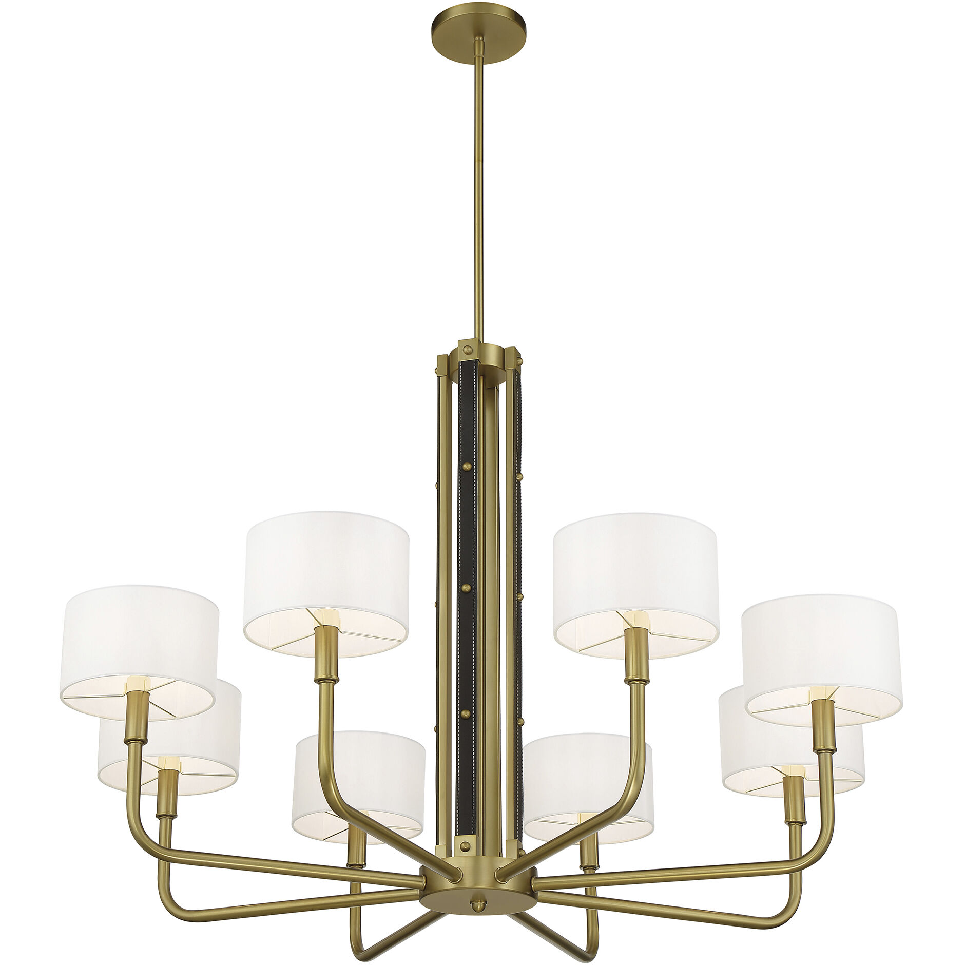 Chelsea 8 Light 40 inch Soft Brass Chandelier Ceiling Light