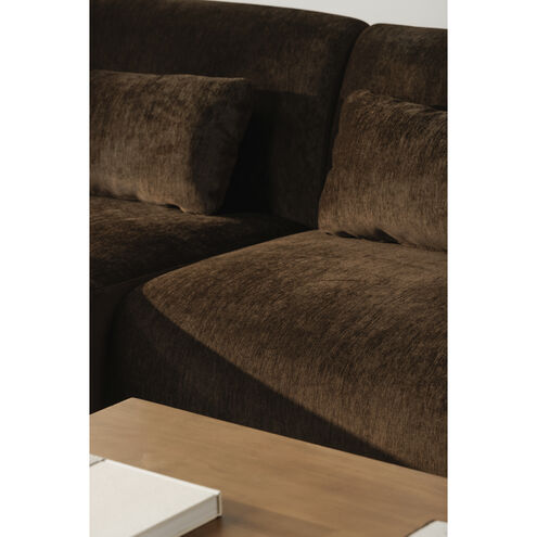 Amelia Dark Brown Slipper Chair