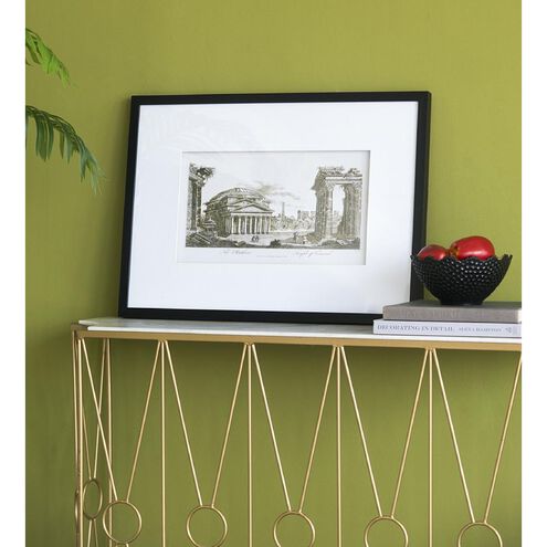 Smithsonian Black and Beige and Black Wall Art, The Pantheon Temple of Concord