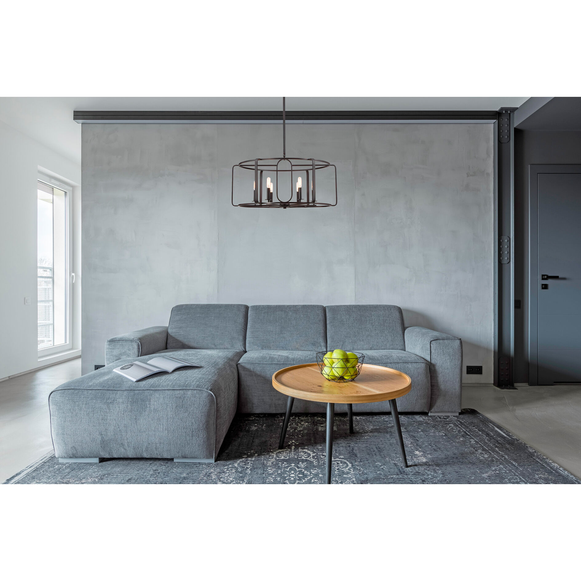 Santina 6 Light 28 inch English Bronze Chandelier Ceiling Light