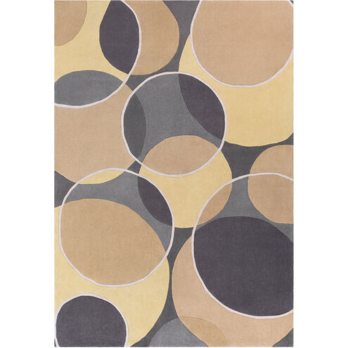 Cosmopolitan 156 X 108 inch Yellow and Brown Area Rug, Polyester
