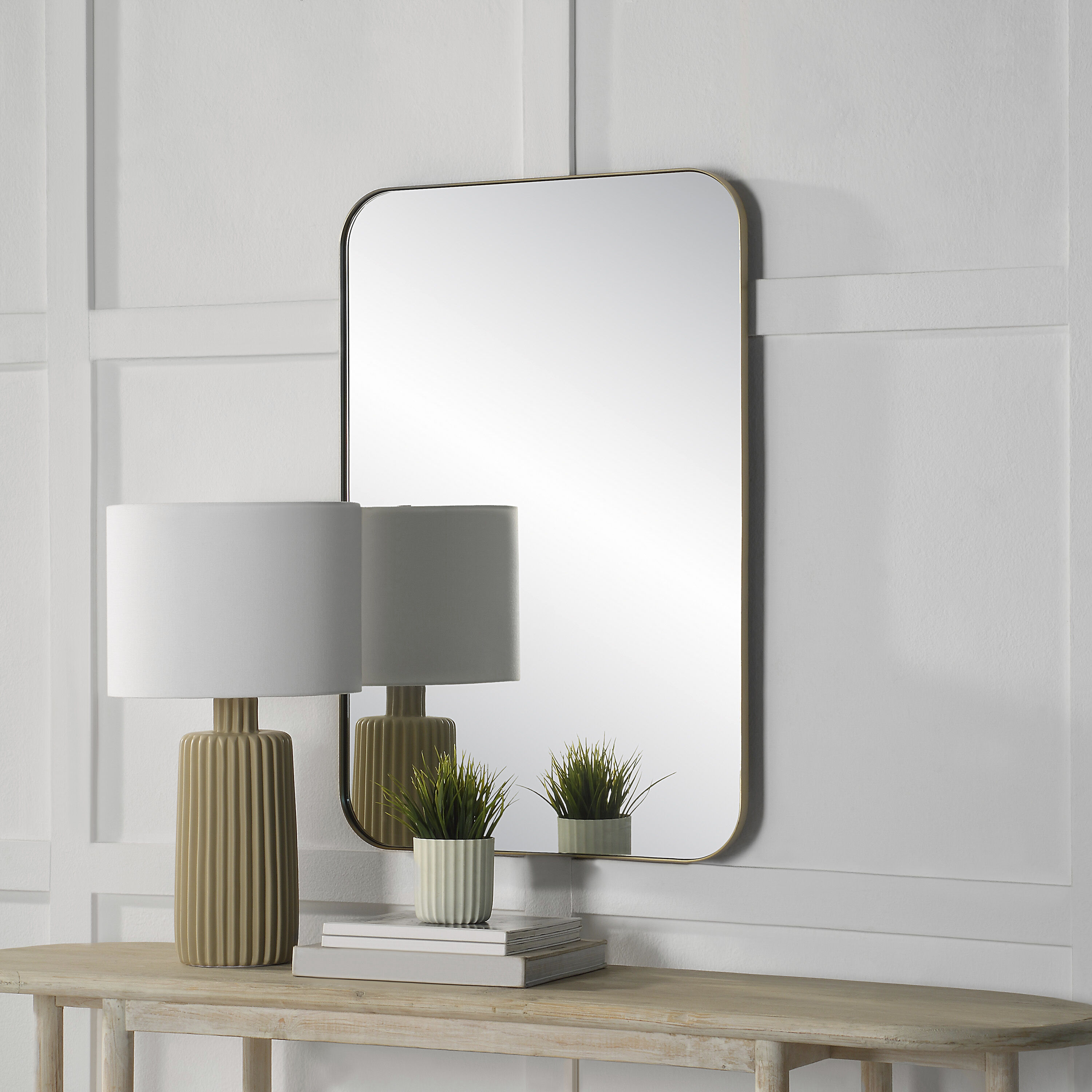 Vesey 36 X 24 inch Champagne Wall Mirror