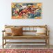 Colorado Heat Brown and Blue and Multi and Orange Framed Art