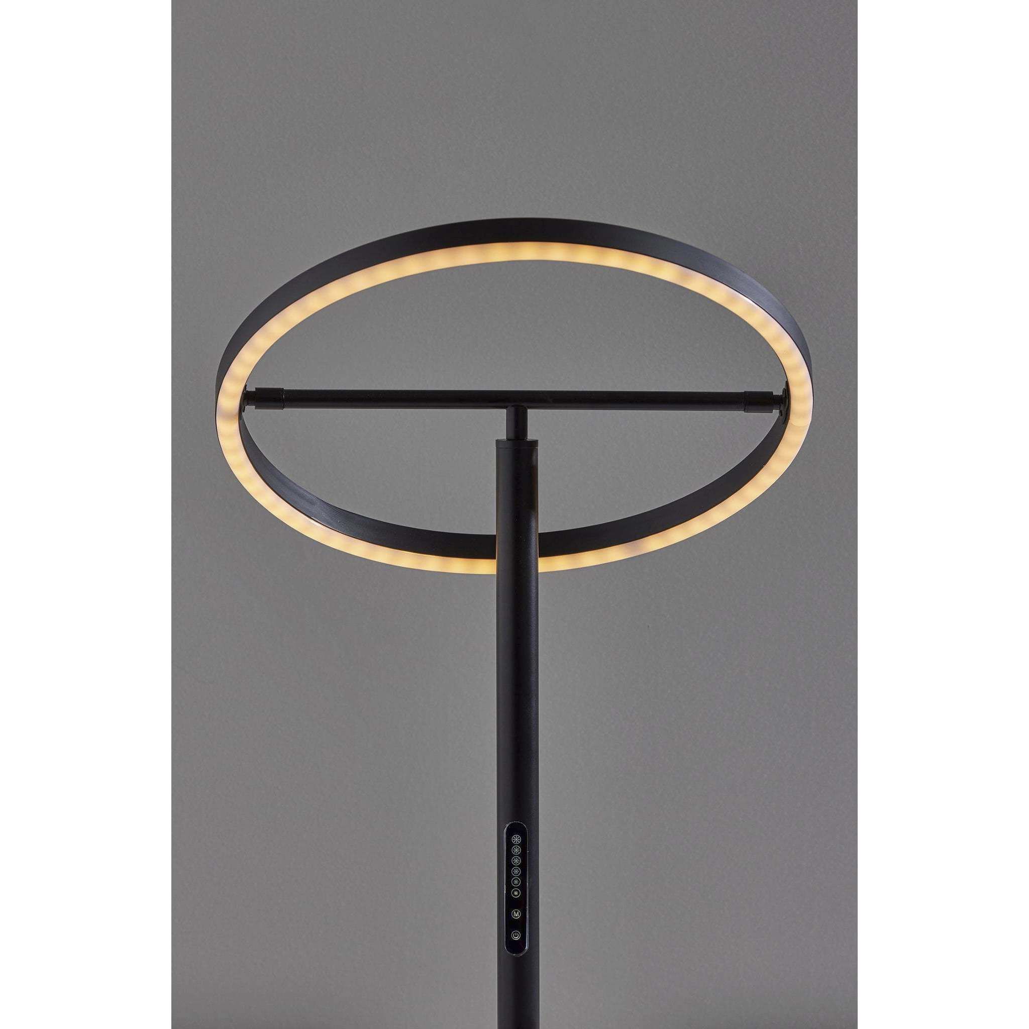 Falcon 18 inch 15.00 watt Black Table Lamp Portable Light, with Smart Switch