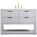 Larkin 48 X 22 X 34 inch Grey Vanity Sink Set
