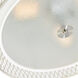 Mikayla 5 Light 22 inch Satin Nickel Drum Shade Flush Mount Ceiling Light