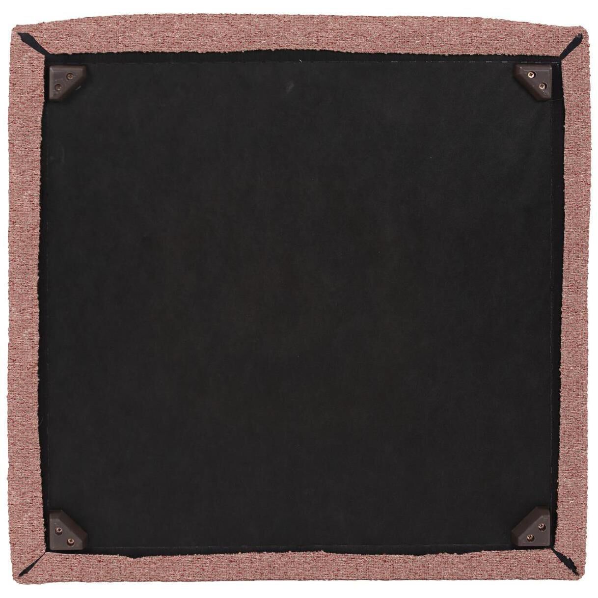 Panama Universal 18 inch Rose Ottoman