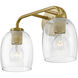 Percy LED 14.75 inch Lacquered Brass Bath Light Wall Light