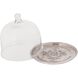 Napa Antique Silver with Clear Tray