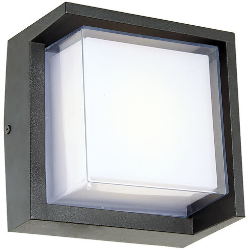 Geo LED 6.3 inch Matte Black ADA Wall Sconce Wall Light