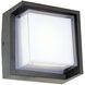 Geo LED 6.3 inch Matte Black ADA Wall Sconce Wall Light