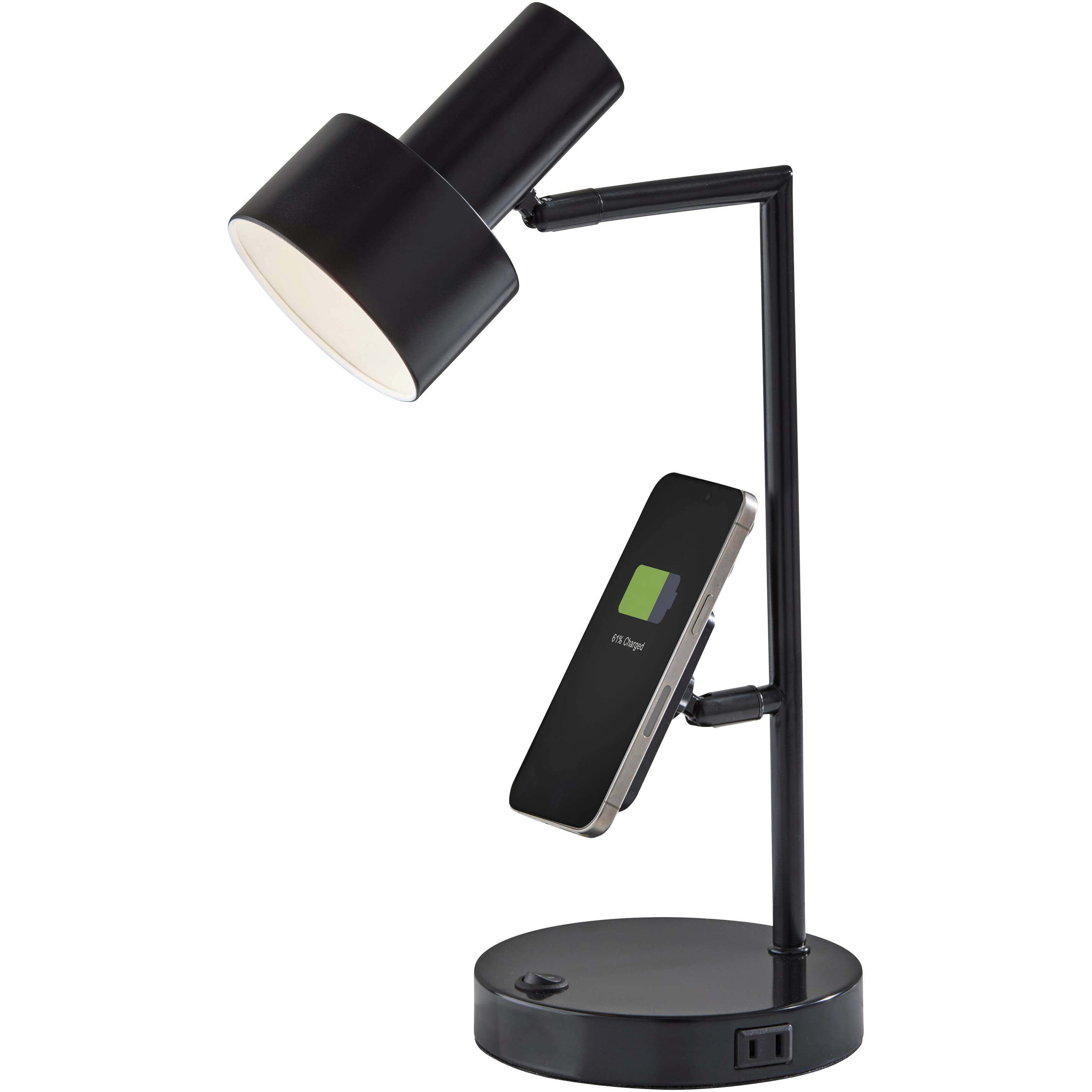 Rowe 19 inch 60.00 watt Black Supercharger Desk Lamp Portable Light