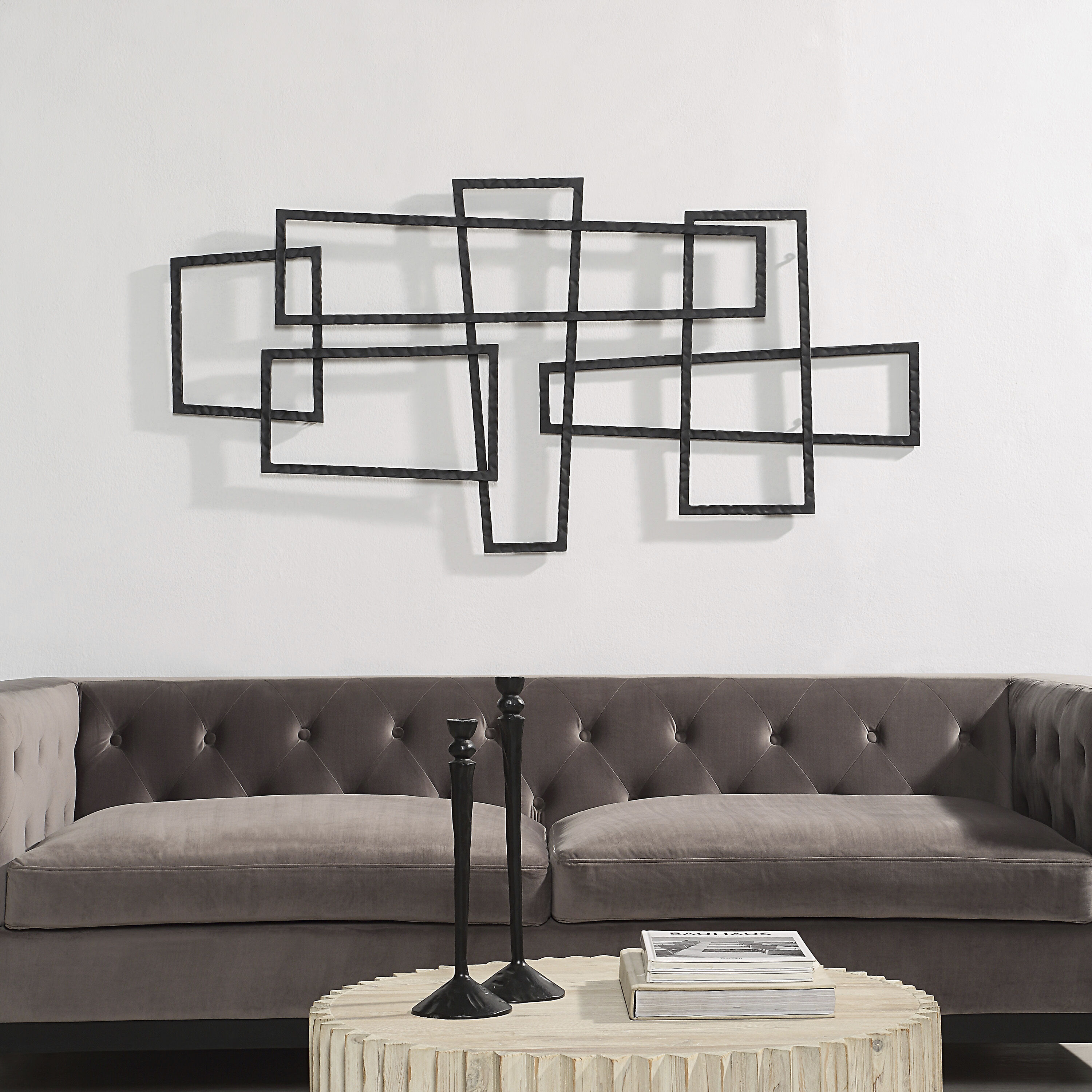 Bodkin Plated Matte Black Wall Decor