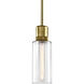 Zigrina 1 Light 5.88 inch Aged Brass Pendant Ceiling Light